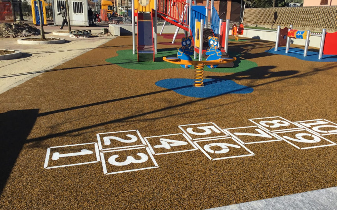Area gioco in Gomma Antitrauma – Comune di Vinovo