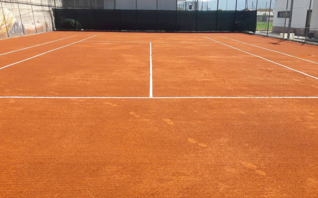 Campo Tennis in Terra Rossa Sintetica – Comune di Bruzolo